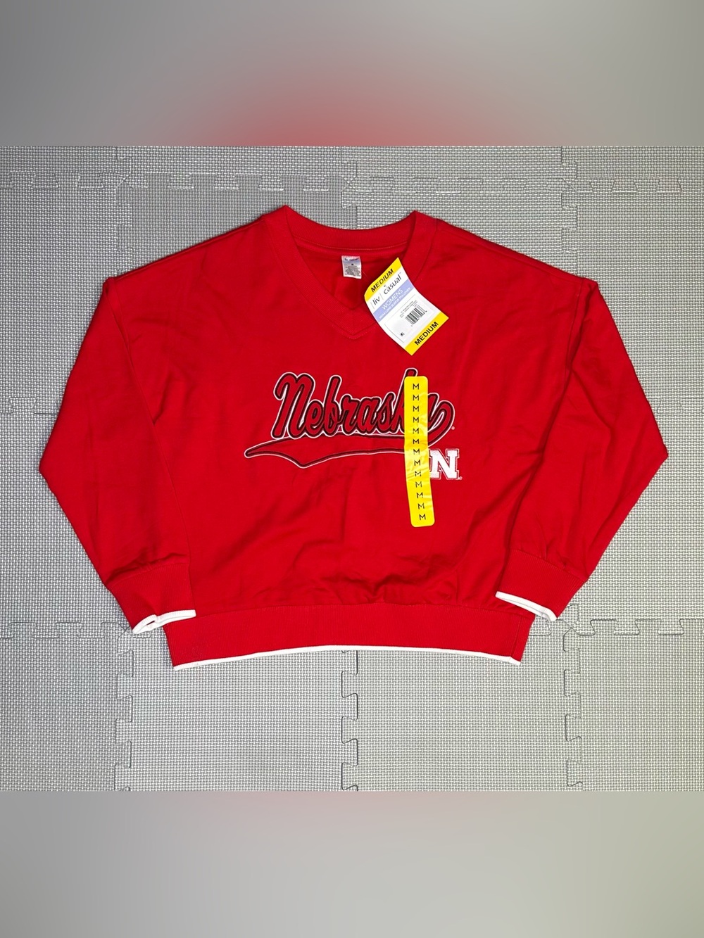 Liv Casual Nebraska Cornhuskers NCAA Womens M Pullover Sweatshirt